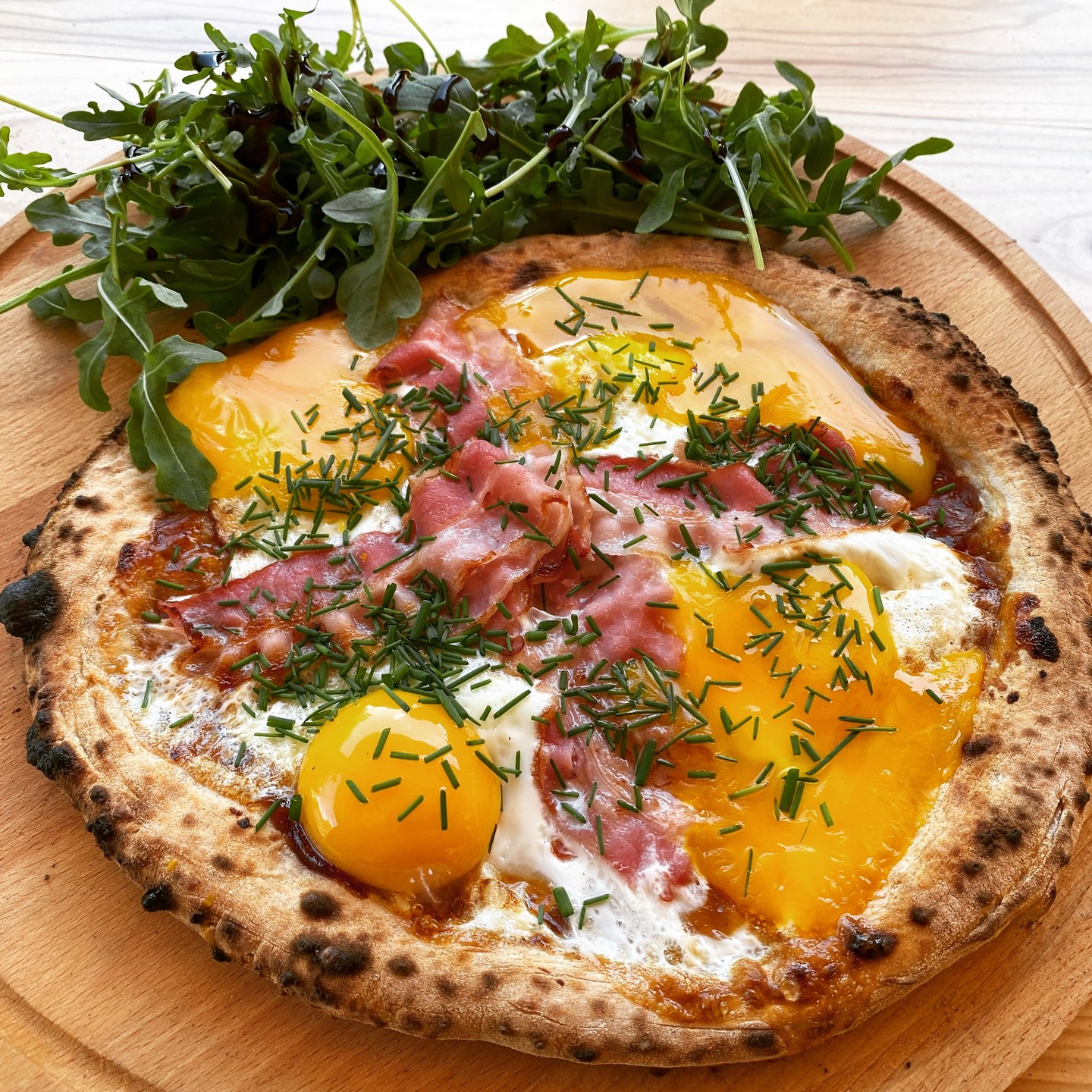 Pizza aux Oeufs Egg